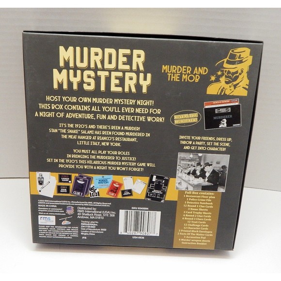 Host Your Own Murder Mystery Murder And The Mob Alternative Endings - Picture 2 of 9